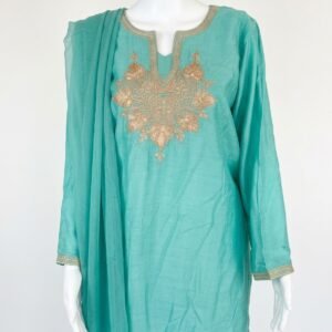 Unstitched suits with pure chiffon dupatta