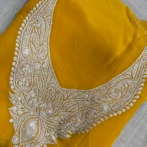 Pure disheen suit with hand tilla