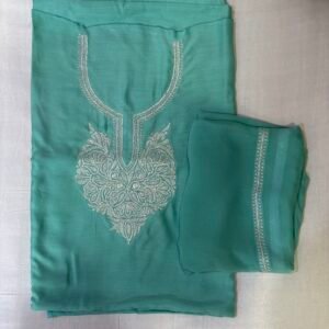 Unstitched suits with pure chiffon dupatta