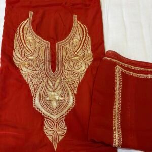 Pure disheen suit with hand tilla